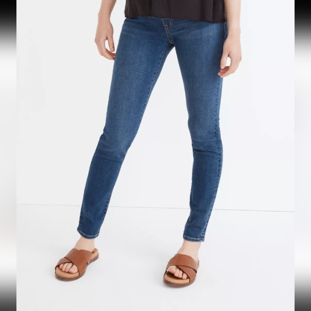 🆕Madewell | Maternity Over-the-Belly Skinny Jeans Coronet Wash Womens Size 24